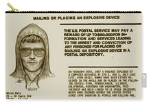 Unabomber Ted Kaczynski Wanted Poster 2 - Carry-All Pouch