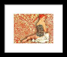 Rise Ink - Framed Print Framed Print Pixels 8.000" x 6.000" Black White