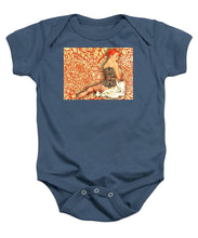 Rise Ink - Baby Onesie Baby Onesie Pixels Indigo Small 