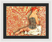 Rise Ink - Framed Print Framed Print Pixels 24.000" x 18.000" White Black