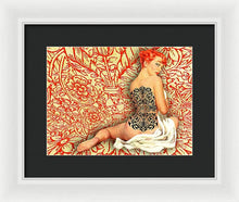 Rise Ink - Framed Print Framed Print Pixels 12.000" x 9.000" White Black