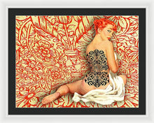 Rise Ink - Framed Print Framed Print Pixels 30.000" x 22.500" White Black