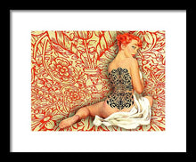Rise Ink - Framed Print Framed Print Pixels 12.000" x 9.000" Black White