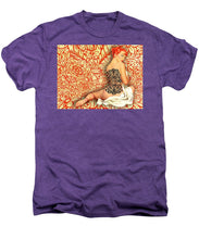 Rise Ink - Men's Premium T-Shirt Men's Premium T-Shirt Pixels Deep Purple Heather Small 
