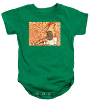 Rise Ink - Baby Onesie Baby Onesie Pixels Kelly Green Small 