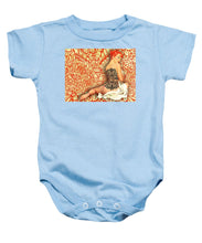 Rise Ink - Baby Onesie Baby Onesie Pixels Light Blue Small 