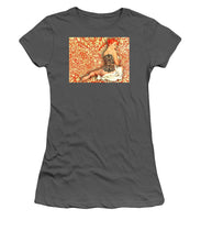 Rise Ink - Women's T-Shirt (Athletic Fit) Women's T-Shirt (Athletic Fit) Pixels Charcoal Small 