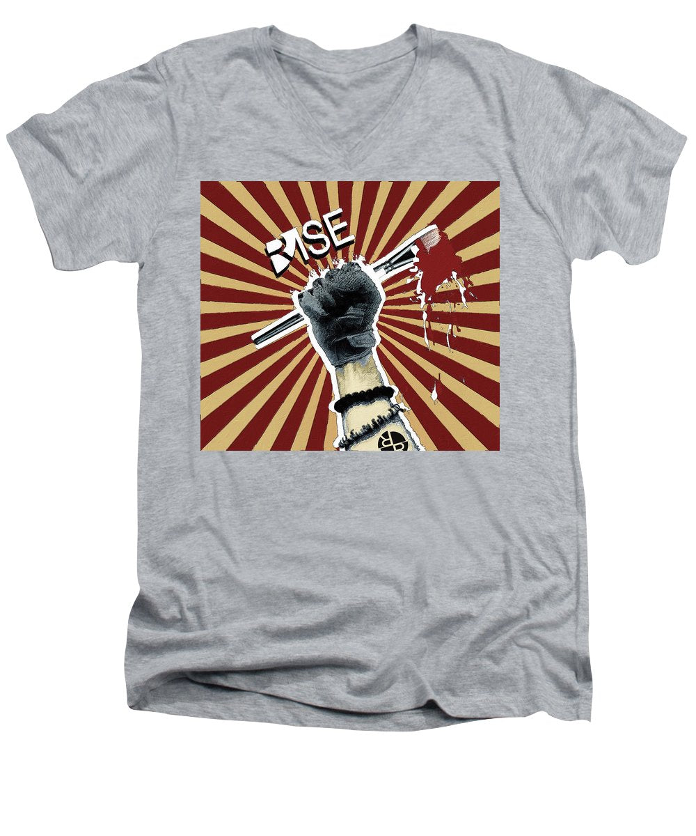 Rise - Men's V-Neck T-Shirt