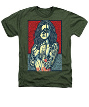 Rubino Cat Woman - Heathers T-Shirt Heathers T-Shirt Pixels Military Green Small 