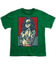 Rubino Cat Woman - Youth T-Shirt Youth T-Shirt Pixels Kelly Green Small 