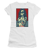 Rubino Cat Woman - Women's T-Shirt (Athletic Fit) Women's T-Shirt (Athletic Fit) Pixels White Small 
