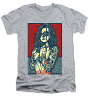 Rubino Cat Woman - Men's V-Neck T-Shirt Men's V-Neck T-Shirt Pixels Heather Small 