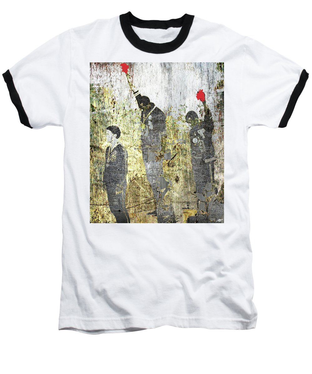 1968 Olympics Black Power Salute - Baseball T-Shirt