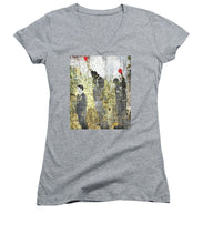 1968 Olympics Black Power Salute - Women's V-Neck (Athletic Fit)