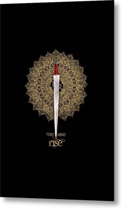 Rise Rubino Sword - Metal Print