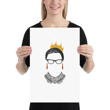 RBG Ruth Bader Ginsburg Drawing Poster