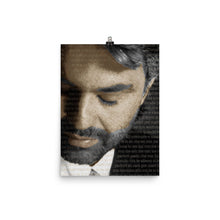 Andrea Bocelli And Vertical Poster