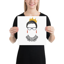 RBG Ruth Bader Ginsburg Drawing Poster