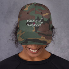 Vaxed And Waxed Women's Woman Vaccine Vaccinated Dad hat
