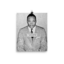 Martin Luther King Jr Mug Shot MLK Poster