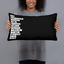 Nat Frederick Booker W.E.B Helvetica Black Lives Basic Pillow