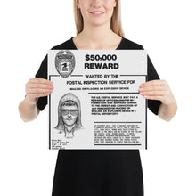 Unabomber Ted Kaczynski Wanted Poster 11 Poster