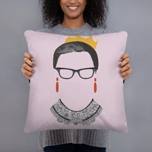 RBG Ruth Bader Ginsburg Drawing Basic Pillow
