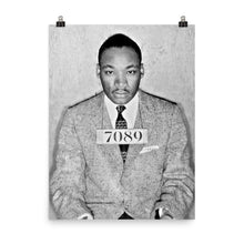 Martin Luther King Jr Mug Shot MLK Poster