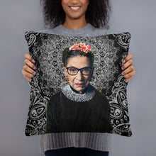 Zen RBG Ruth Bader Ginsburg Mandala Basic Pillow