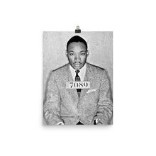 Martin Luther King Jr Mug Shot MLK Poster