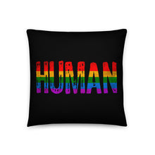 Rainbow Human Vintage Style Gay Pride Gift Colorful Pillow