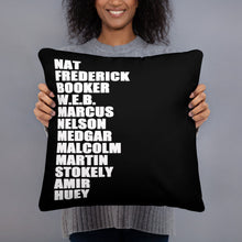 Nat Frederick Booker W.E.B Helvetica Black Lives Basic Pillow