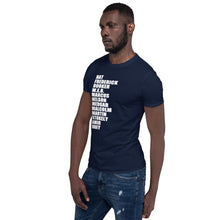 Nat Frederick Booker W.E.B Helvetica Black Lives T-Shirt