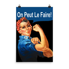 French Rosie The Riveter - We Can Do It France - Feminist Poster