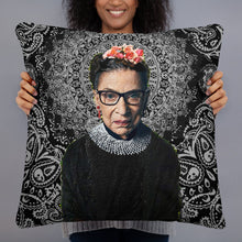 Zen RBG Ruth Bader Ginsburg Mandala Basic Pillow