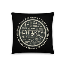 That's what I do I drink whiskey and I know things Basic Pillow