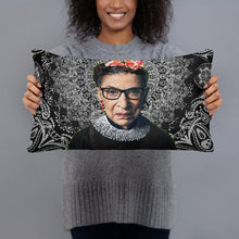 Zen RBG Ruth Bader Ginsburg Mandala Basic Pillow