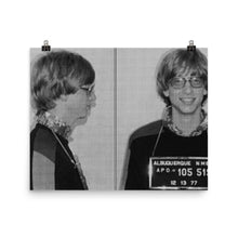 Bill Gates Mug shot Horizontal Black And White Mugshot Photo Poster