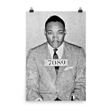 Martin Luther King Jr Mug Shot MLK Poster