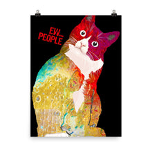 Rainbow cat shirt funny womens ew people meowy cat lovers Poster