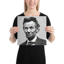 Lincoln Smiles Smiling Smile Poster