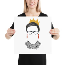 RBG Ruth Bader Ginsburg Drawing Poster