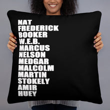 Nat Frederick Booker W.E.B Helvetica Black Lives Basic Pillow
