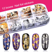Nail Art Brush, Teenitor 3D Nail Art Decorations Kit with Nail Pen Designer Dotting Tools Colors Holographic Butterfly Nail Glitter Foil Flakes Nail Tape Strips and Multi-Color Nails Rhinestones