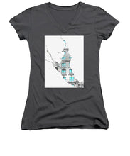 72nd And Broadway - Women's V-Neck (Athletic Fit)