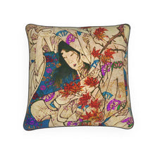 Japan Japanese Print Woman Wind Pillow