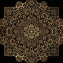 Spiritual Yoga Sacred Geometry Hindu Pilates Yogi Asia Mandala Purple Gold Bag