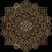 Spiritual Yoga Sacred Geometry Hindu Pilates Yogi Asia Mandala Purple Gold Bag