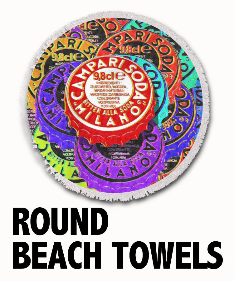 Round Beach Towels  Rubino Creative Fine Art   
