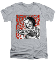 A Housewife Bakes - Men's V-Neck T-Shirt Men's V-Neck T-Shirt Pixels Heather Small 